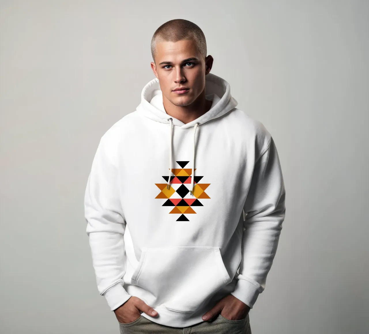 Aztec Pattern hoodie by Mariel Toigo