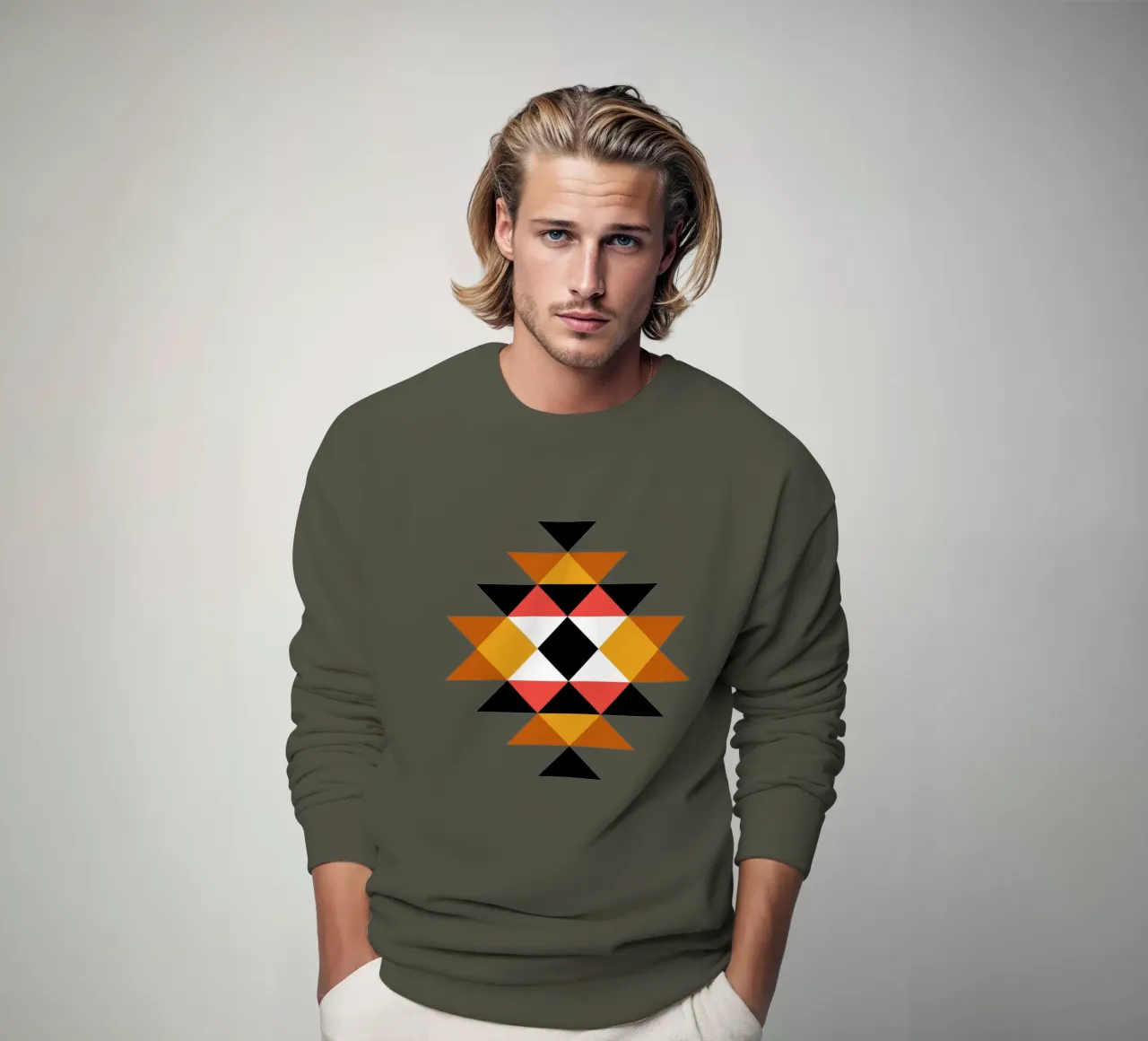 Aztec Pattern sweatshirt by Mariel Toigo