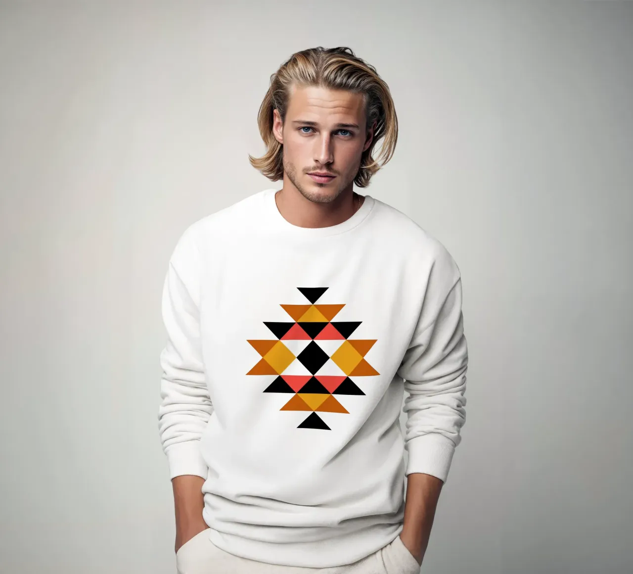 Aztec Pattern sweatshirt by Mariel Toigo
