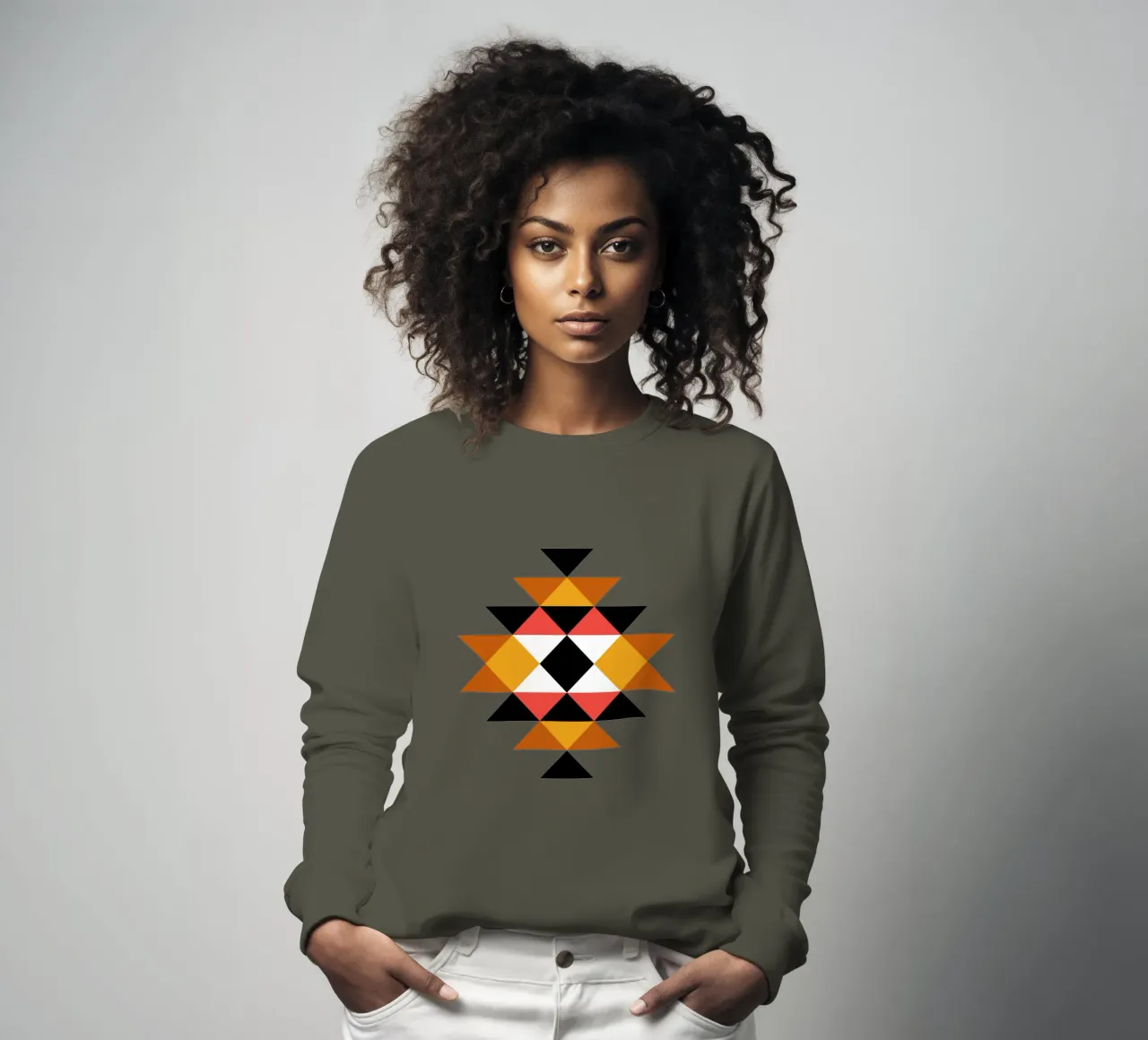 Aztec Pattern sweatshirt by Mariel Toigo