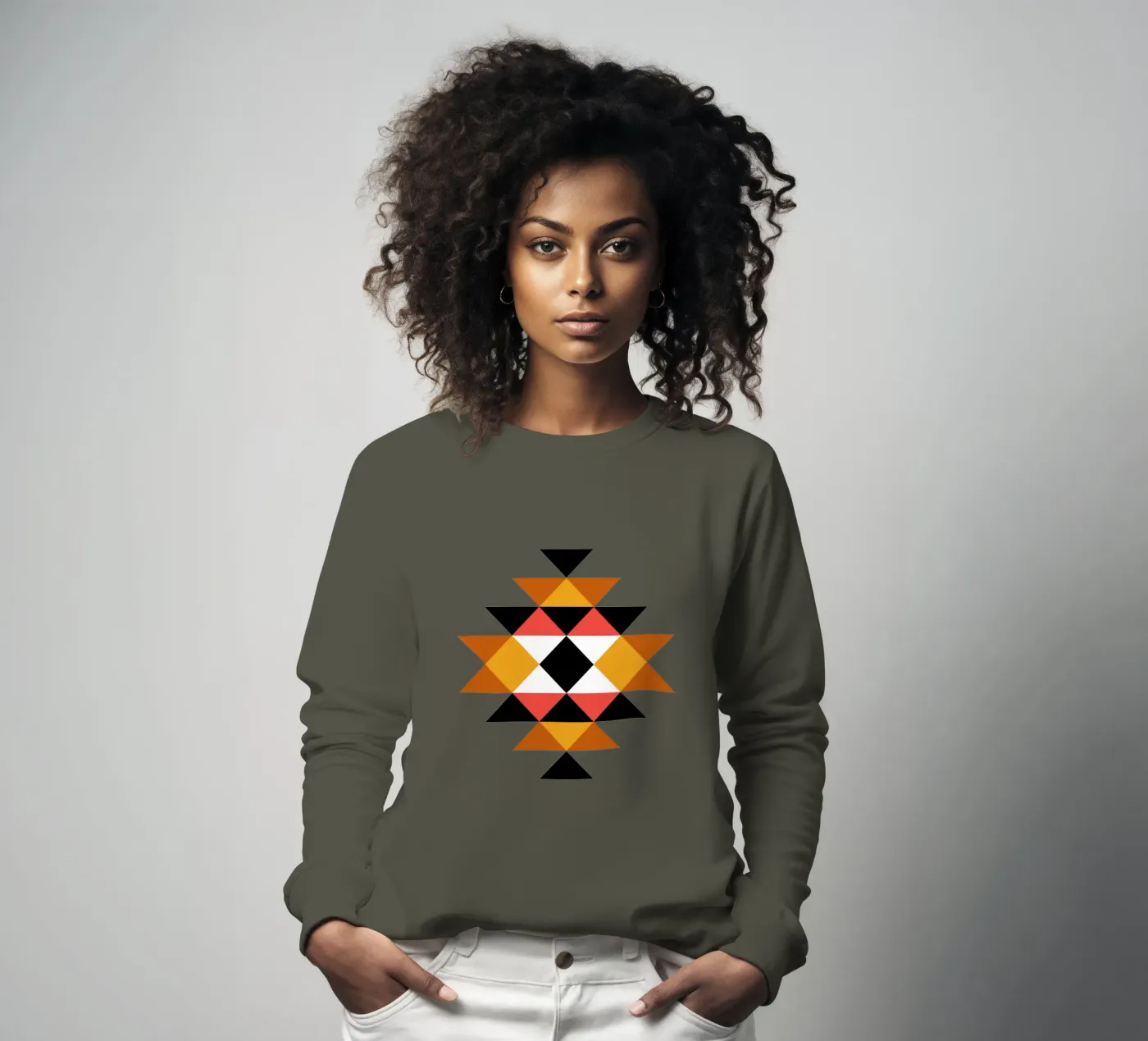 Aztec Pattern Sweatshirt von Mariel Toigo
