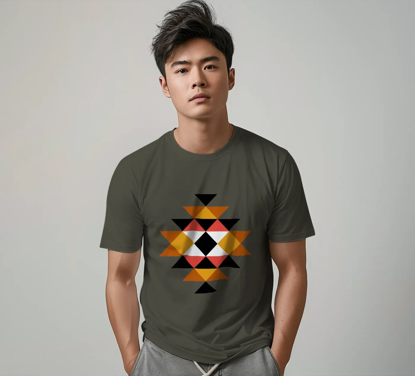 Aztec Pattern t-shirt by Mariel Toigo
