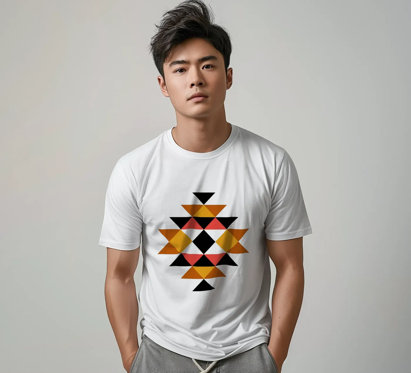 Aztec Pattern t-shirt by Mariel Toigo
