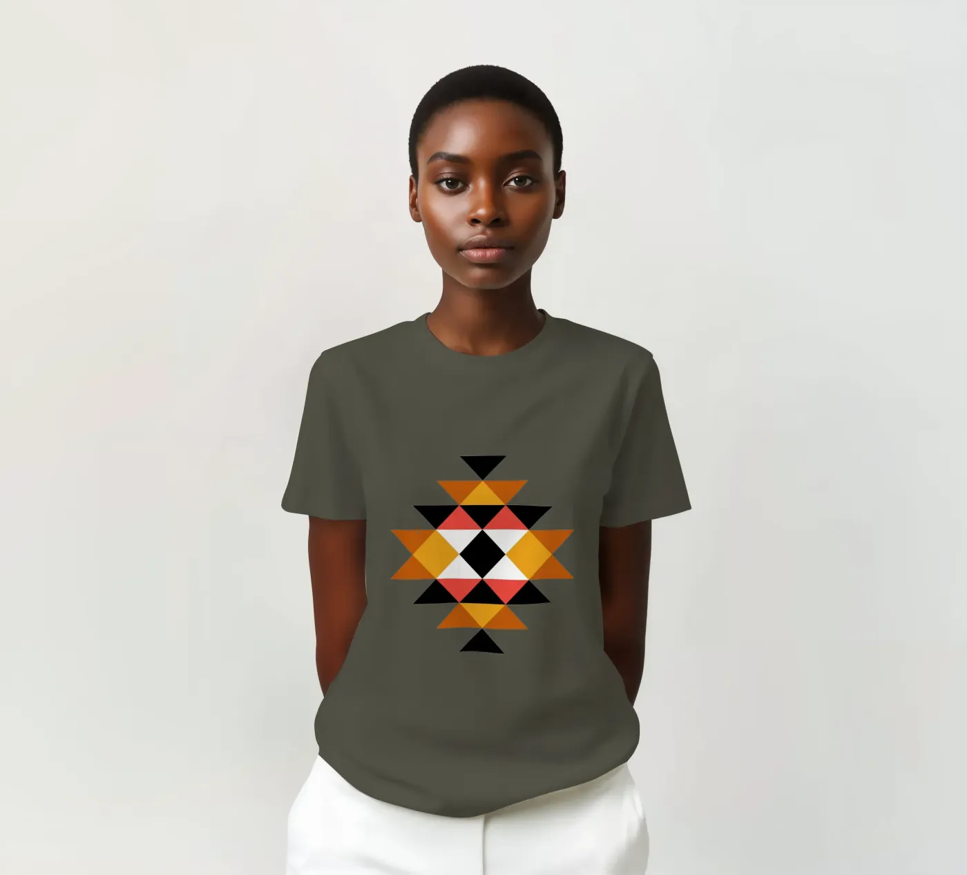 Aztec Pattern t-shirt by Mariel Toigo