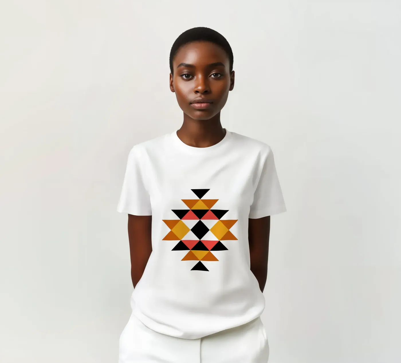 Aztec Pattern t-shirt by Mariel Toigo