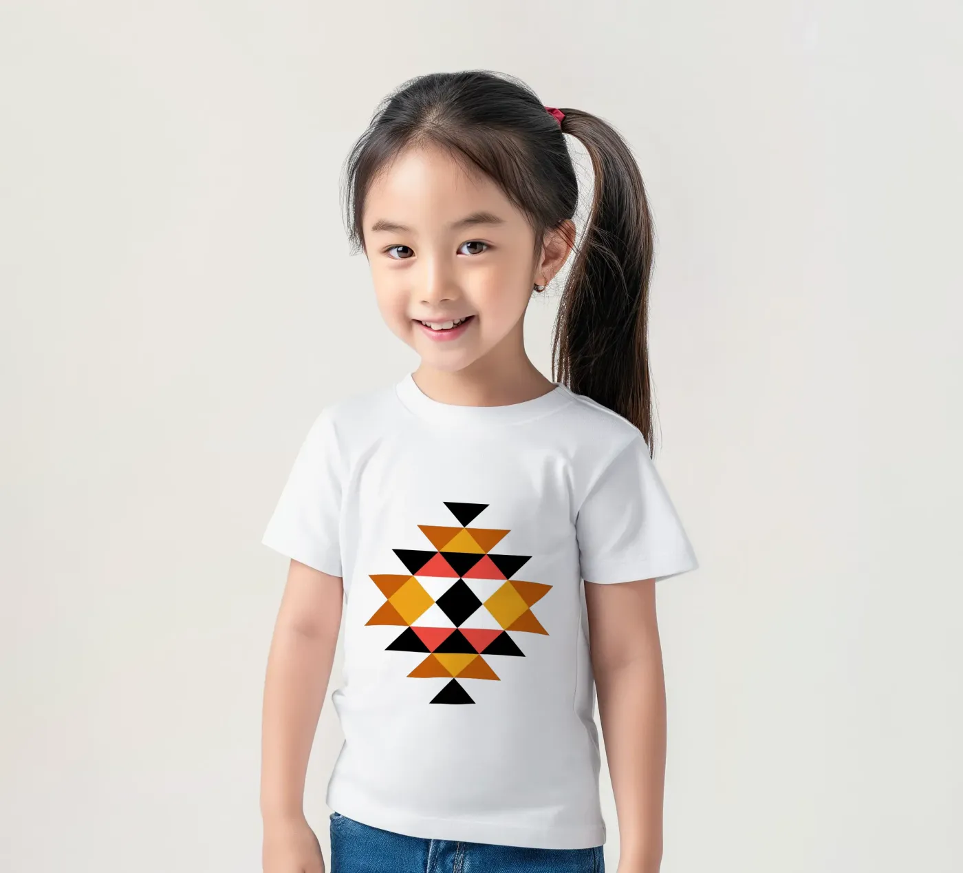 Aztec Pattern kids t-shirt by Mariel Toigo