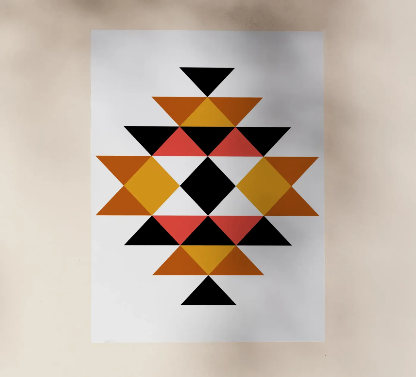 Azteken-Muster Backlit Folie von Mariel Toigo