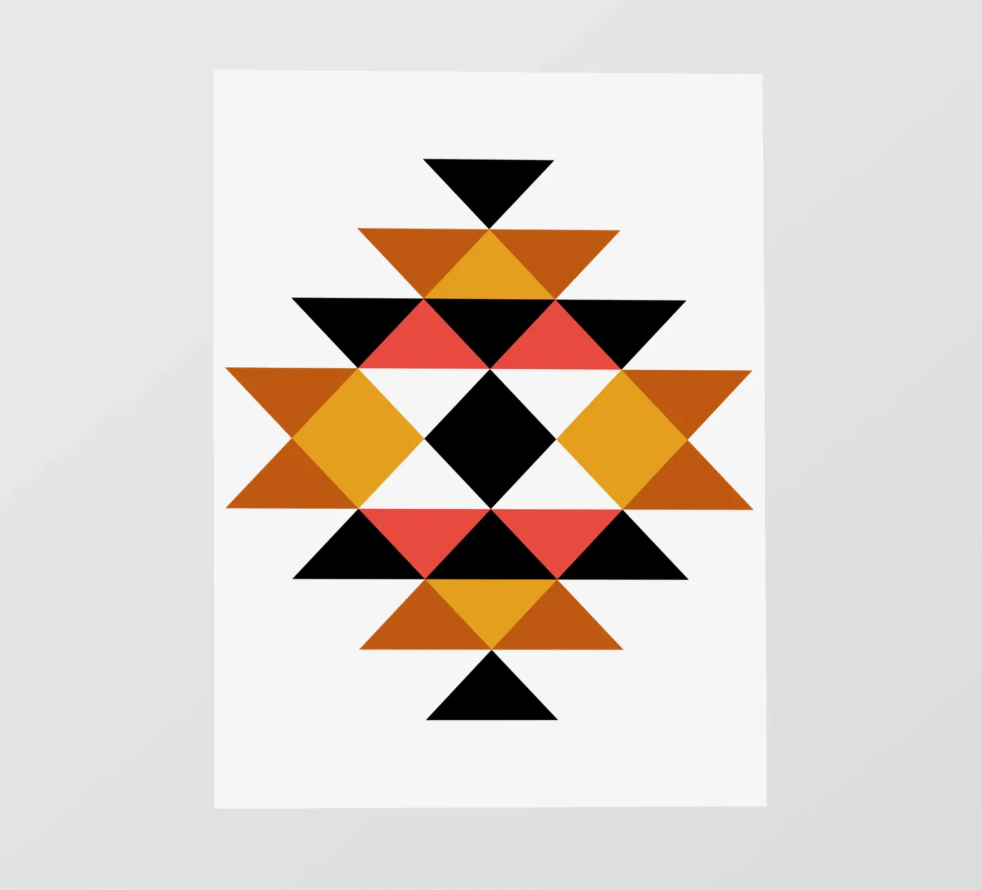 Aztec Pattern backlit film by Mariel Toigo