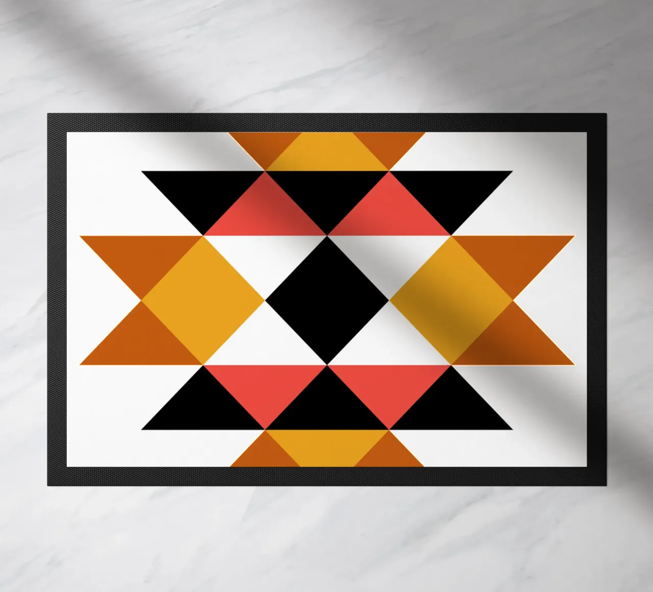 Aztec Pattern doormat by Mariel Toigo