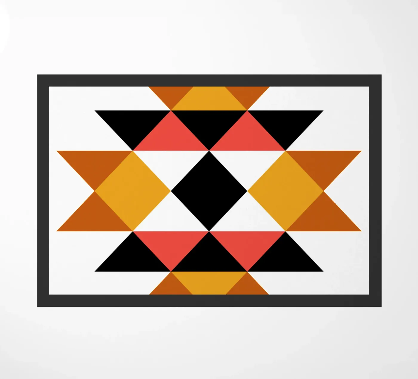 Motivo azteco zerbino da Mariel Toigo