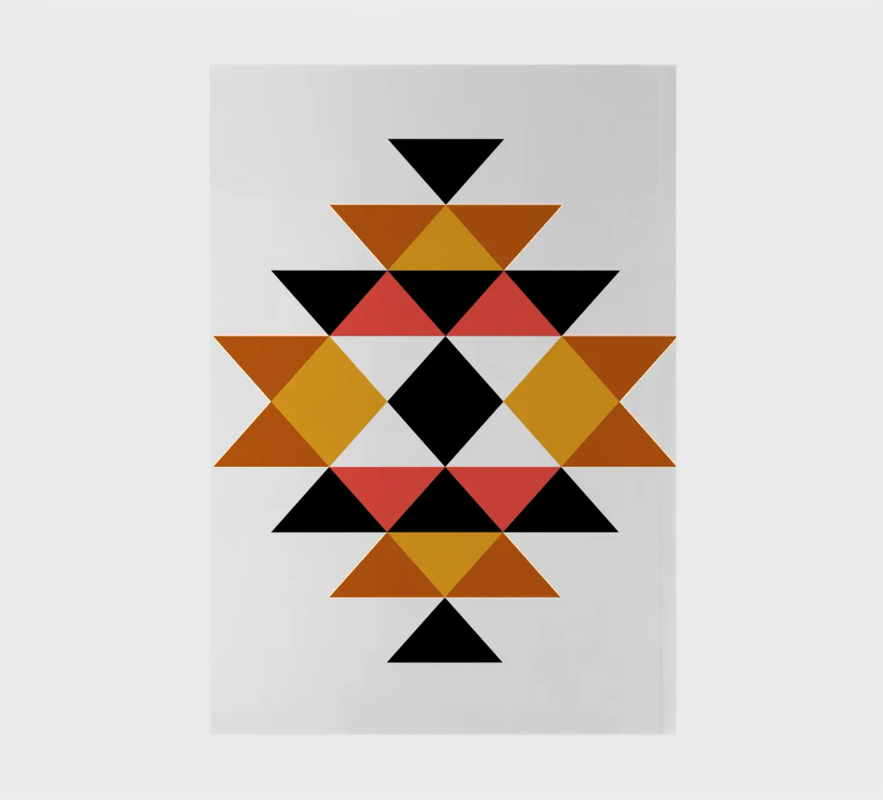 Aztec Pattern notebook by Mariel Toigo
