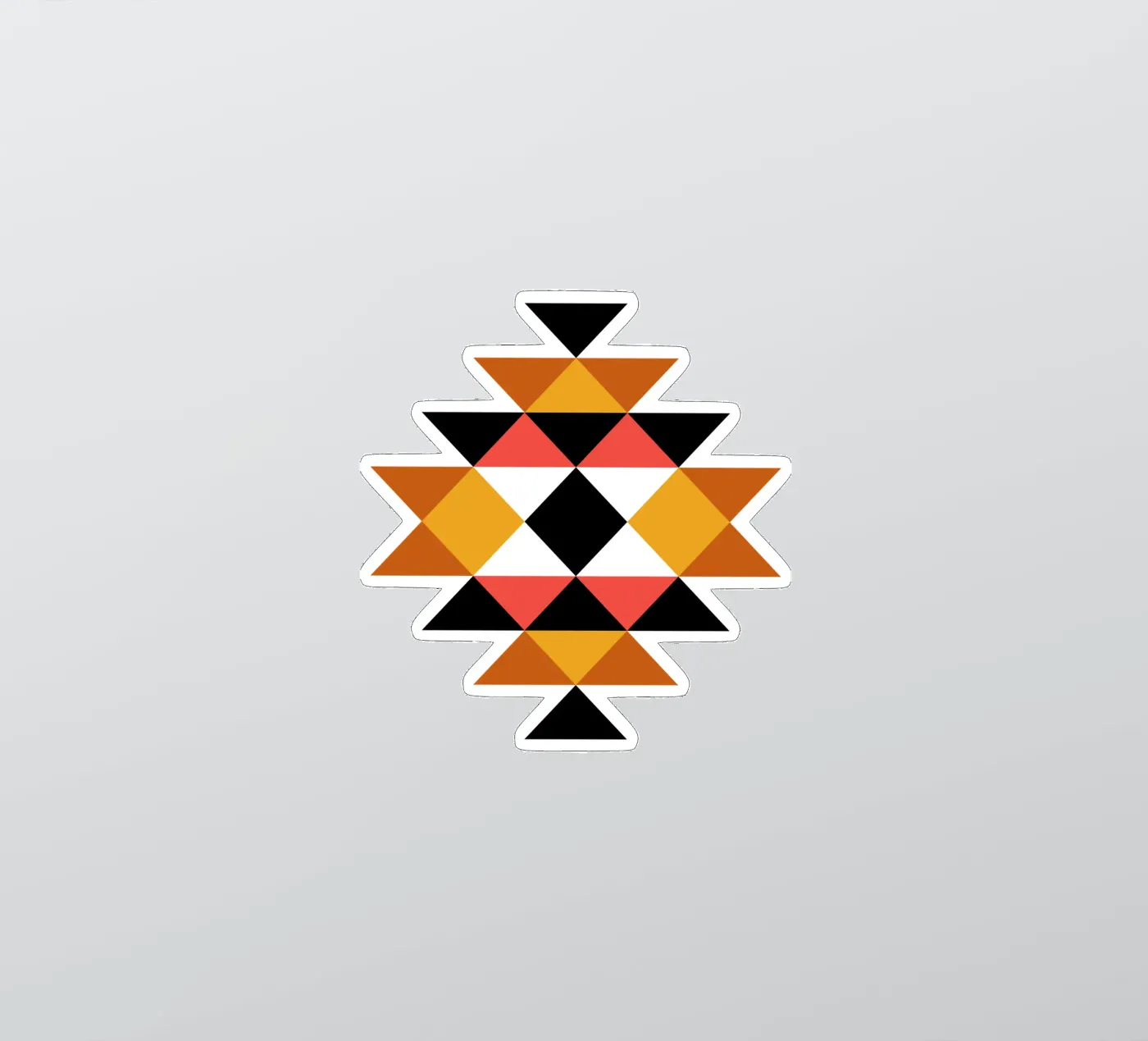 Aztec Pattern sticker by Mariel Toigo