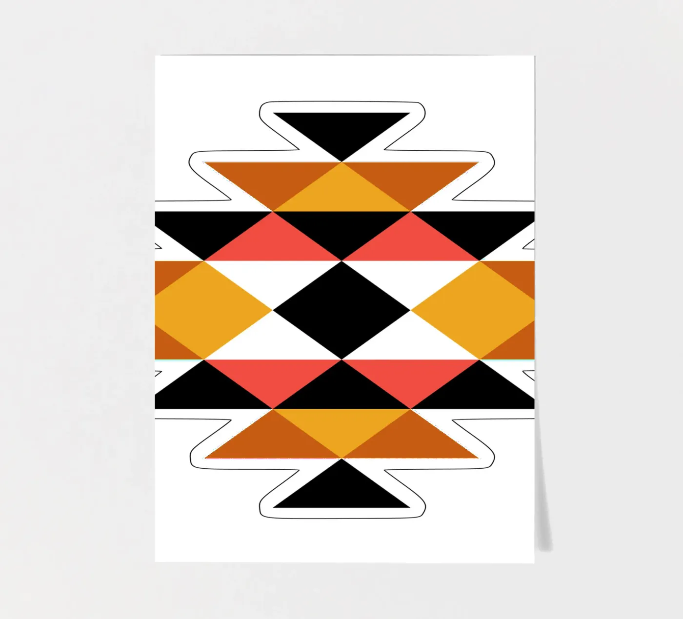 Aztec Pattern Stickerbogen von Mariel Toigo
