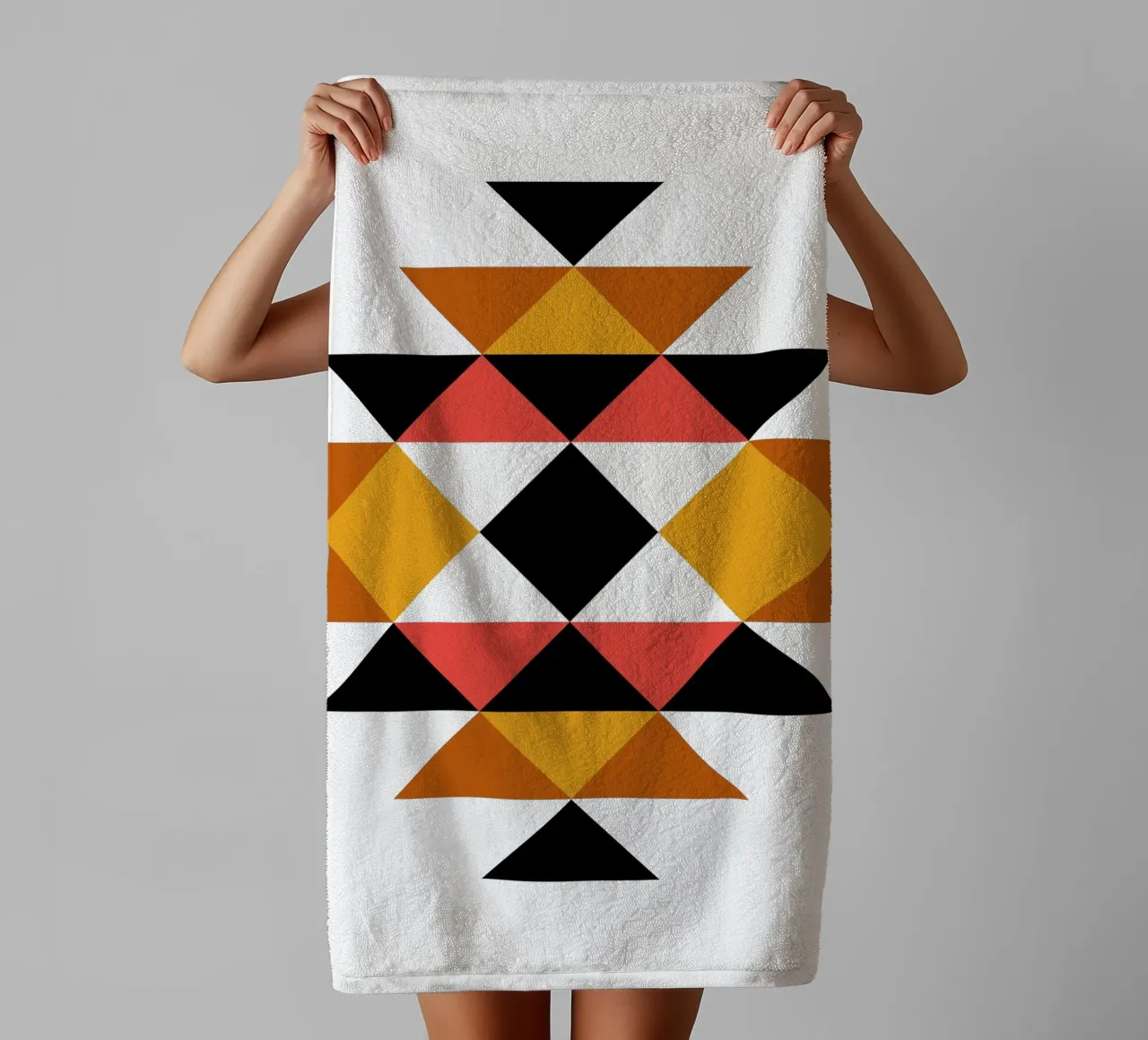 Aztec Pattern towel by Mariel Toigo