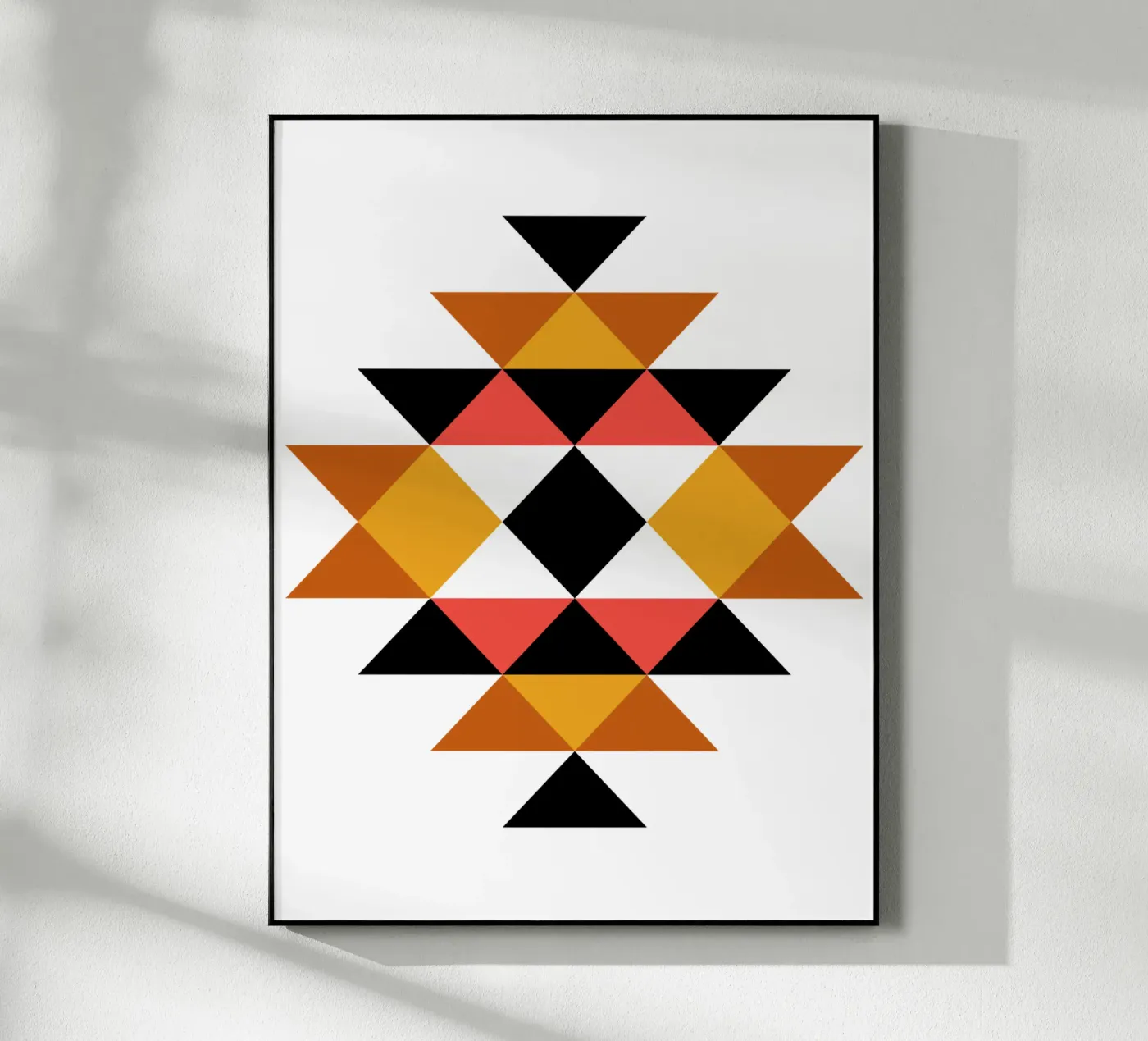 Motif aztèque plexiglas de Mariel Toigo