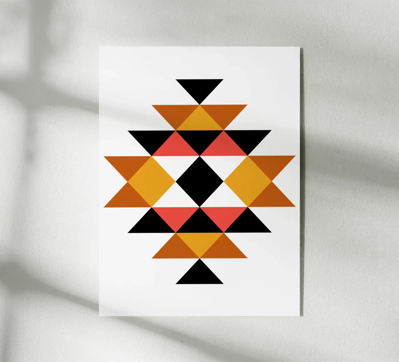 Azteek Patroon acryl van Mariel Toigo