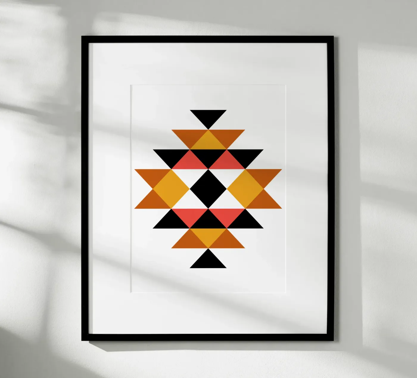 Aztec Pattern hahnemühle by Mariel Toigo