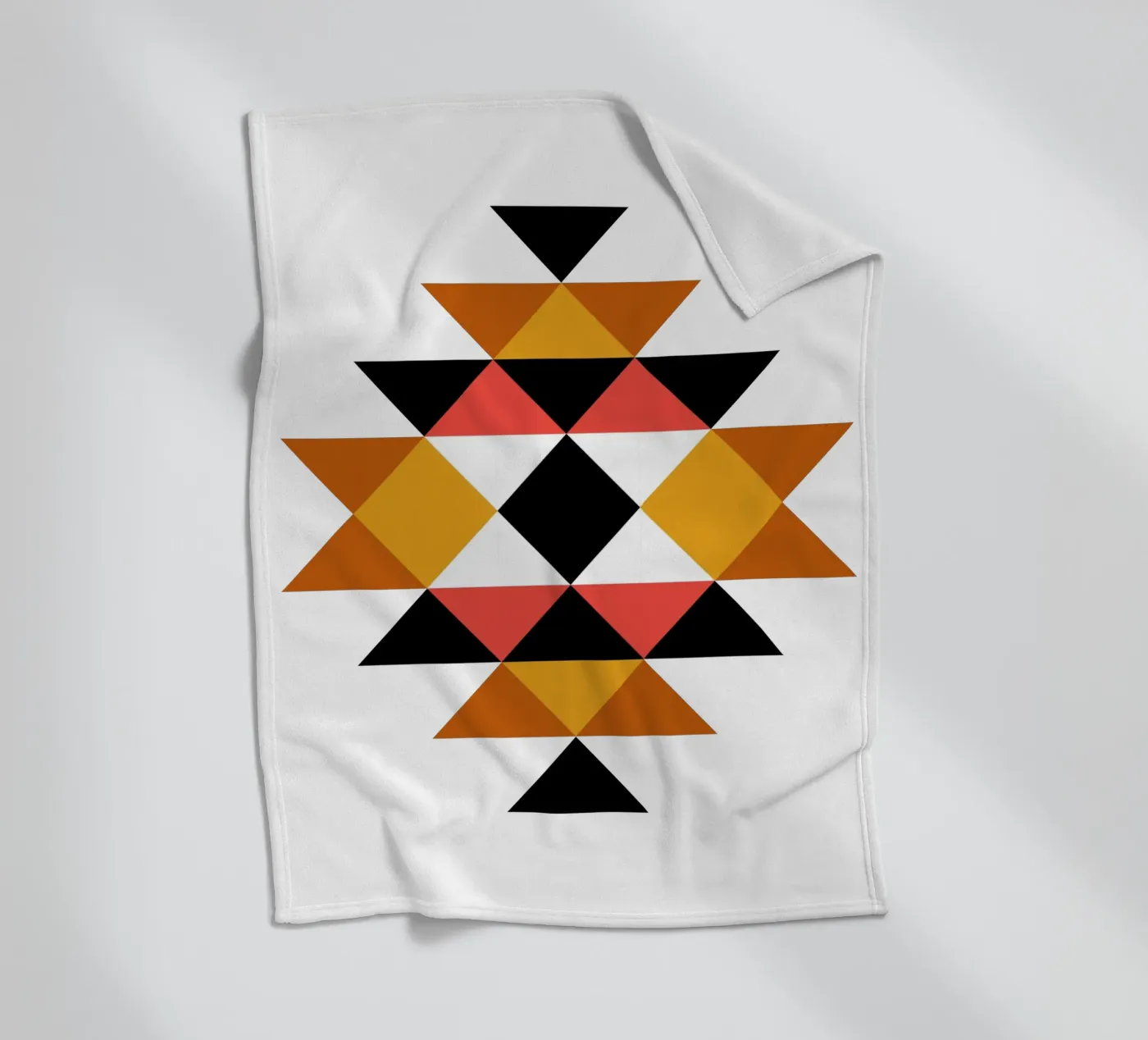 Aztec Pattern fleece blanket by Mariel Toigo