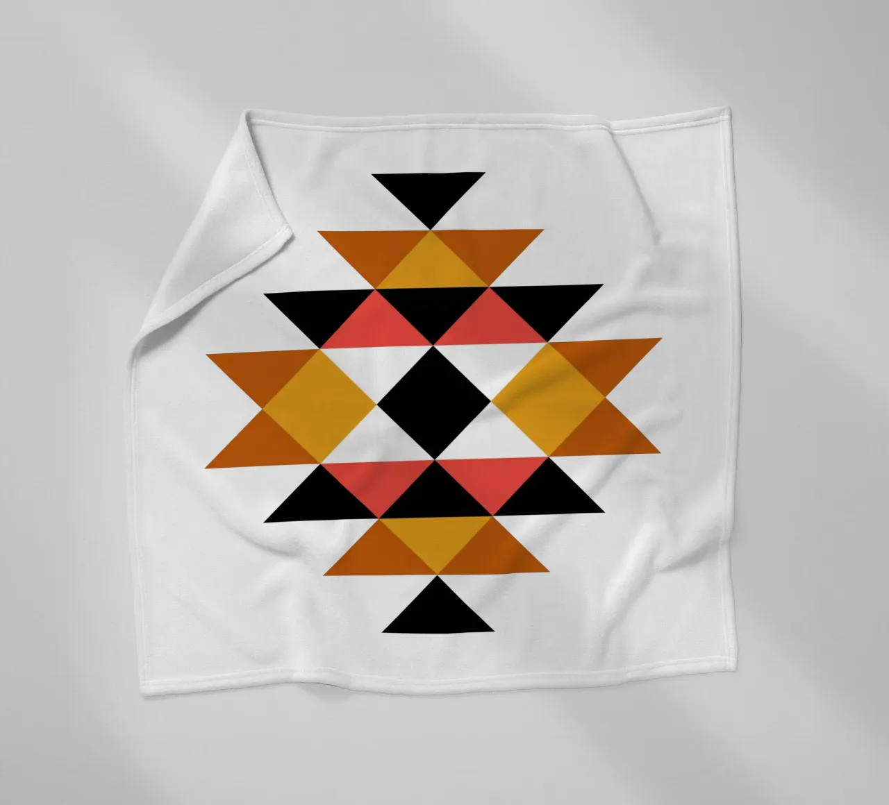 Motivo azteco coperta in pile da Mariel Toigo