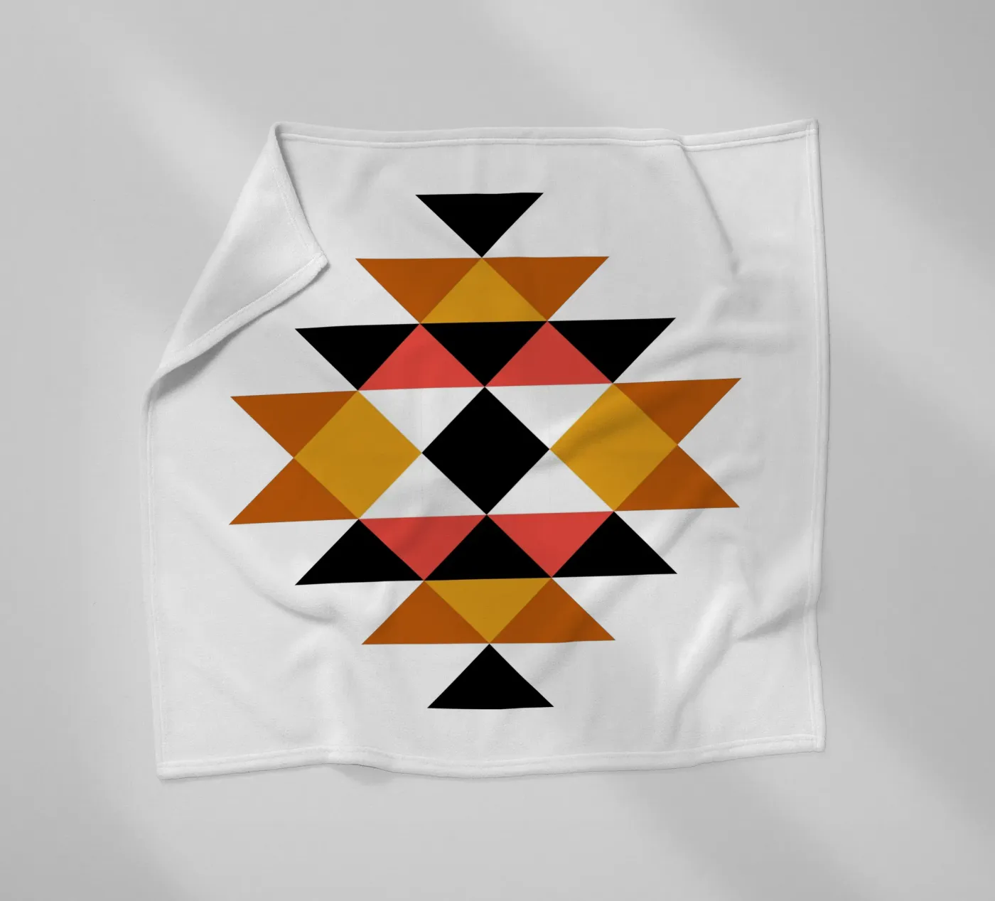 Aztec Pattern fleece blanket by Mariel Toigo