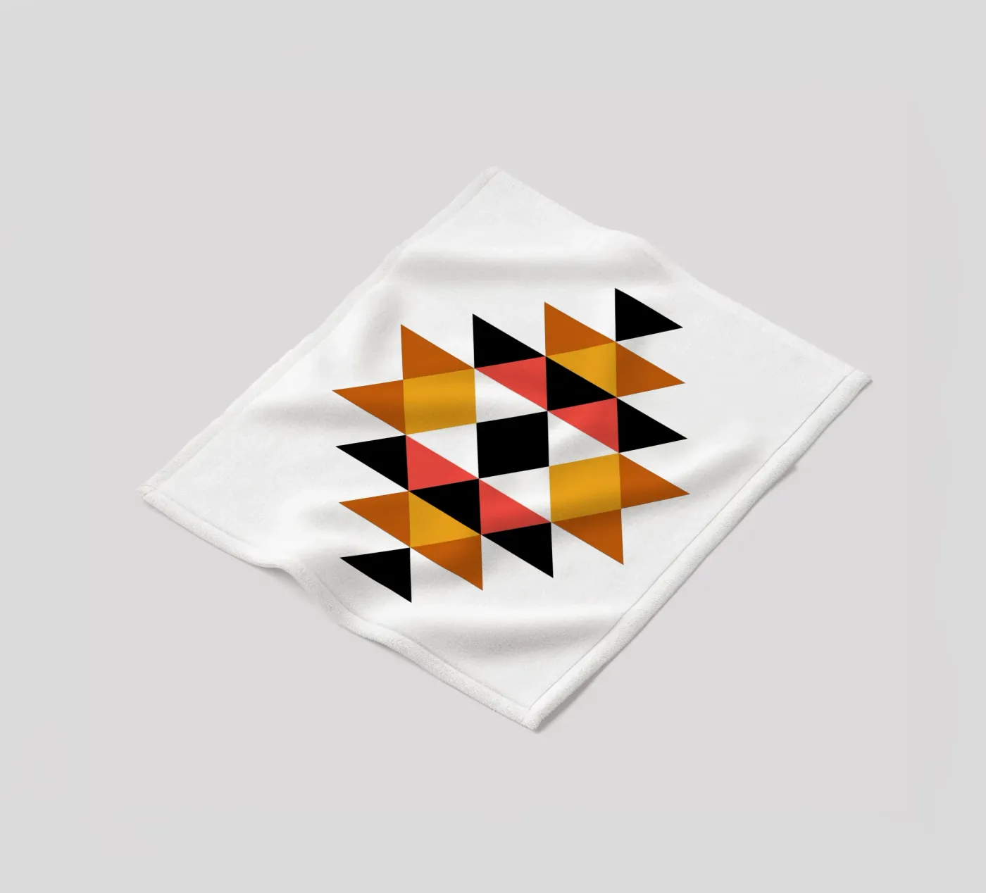 Aztec Pattern fleece blanket by Mariel Toigo