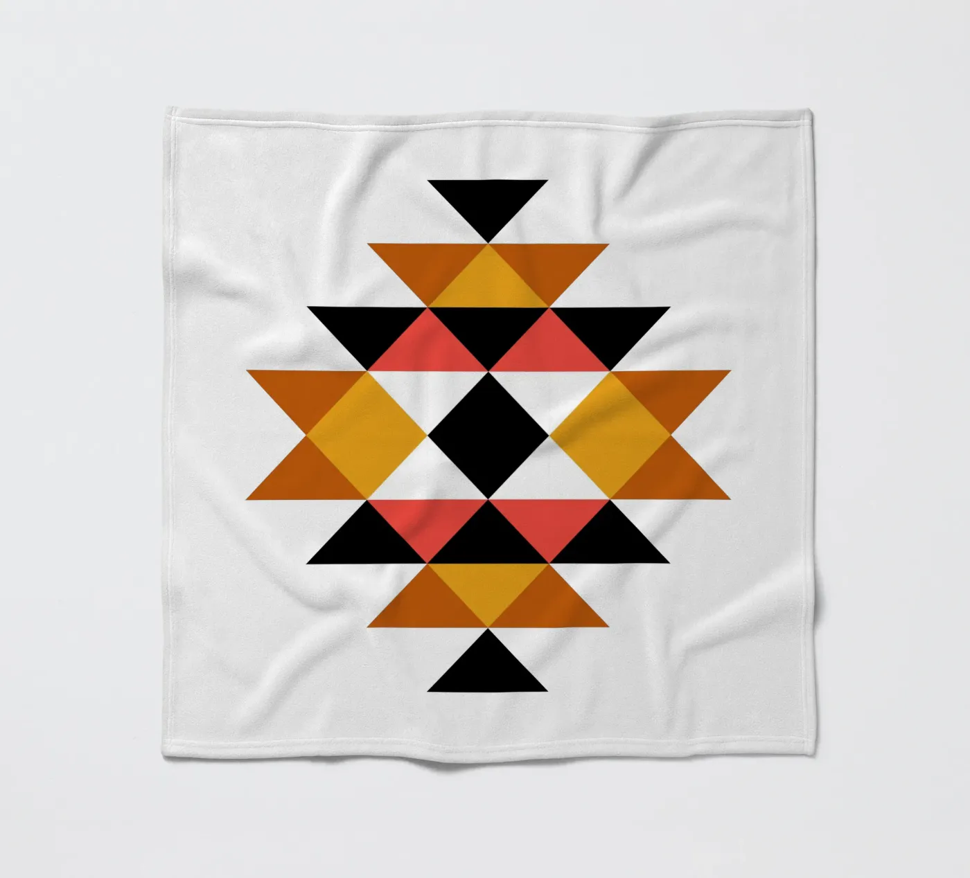 Aztec Pattern fleece blanket by Mariel Toigo