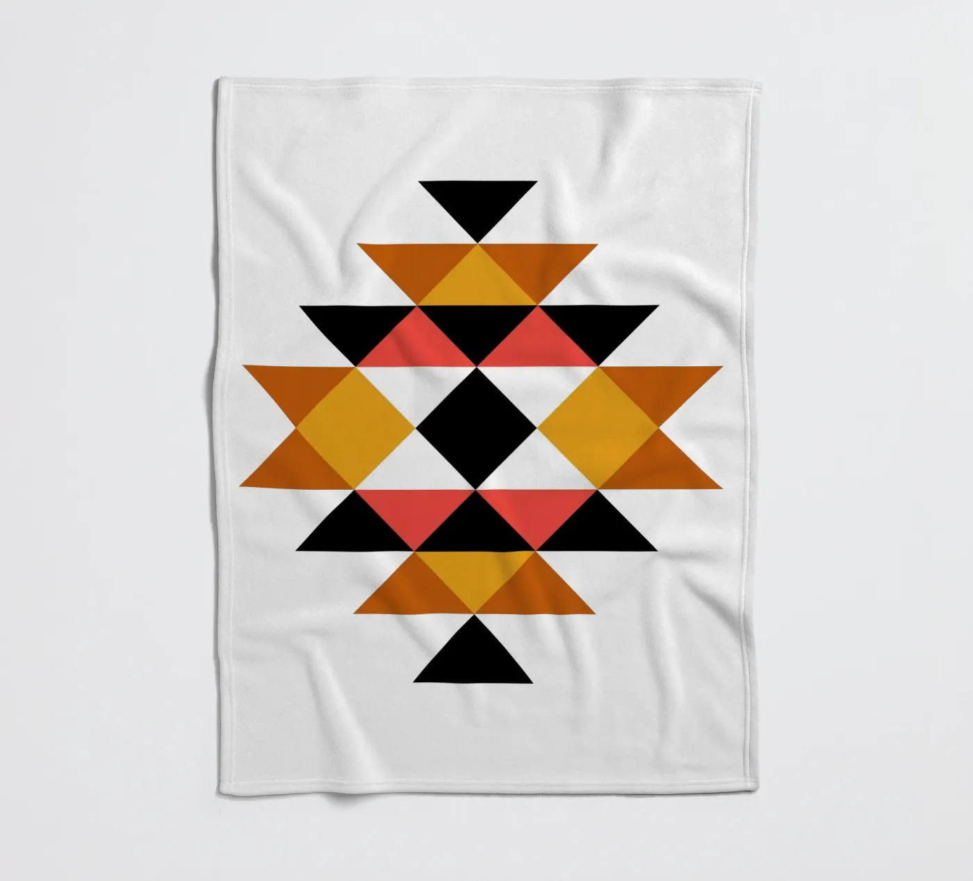 Aztec Pattern fleece blanket by Mariel Toigo