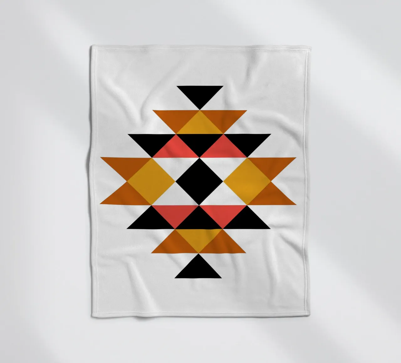 Motivo azteco coperta in pile da Mariel Toigo