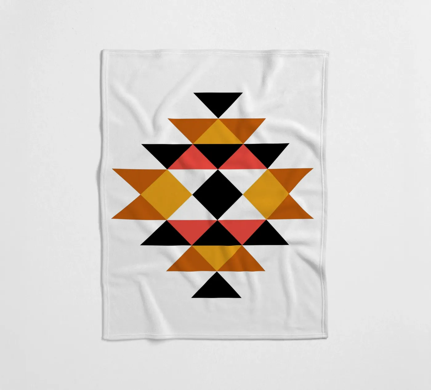 Aztec Pattern fleece blanket by Mariel Toigo