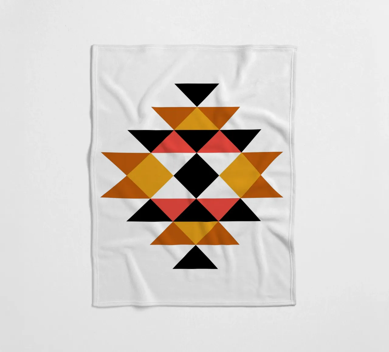 Motivo azteco coperta in pile da Mariel Toigo