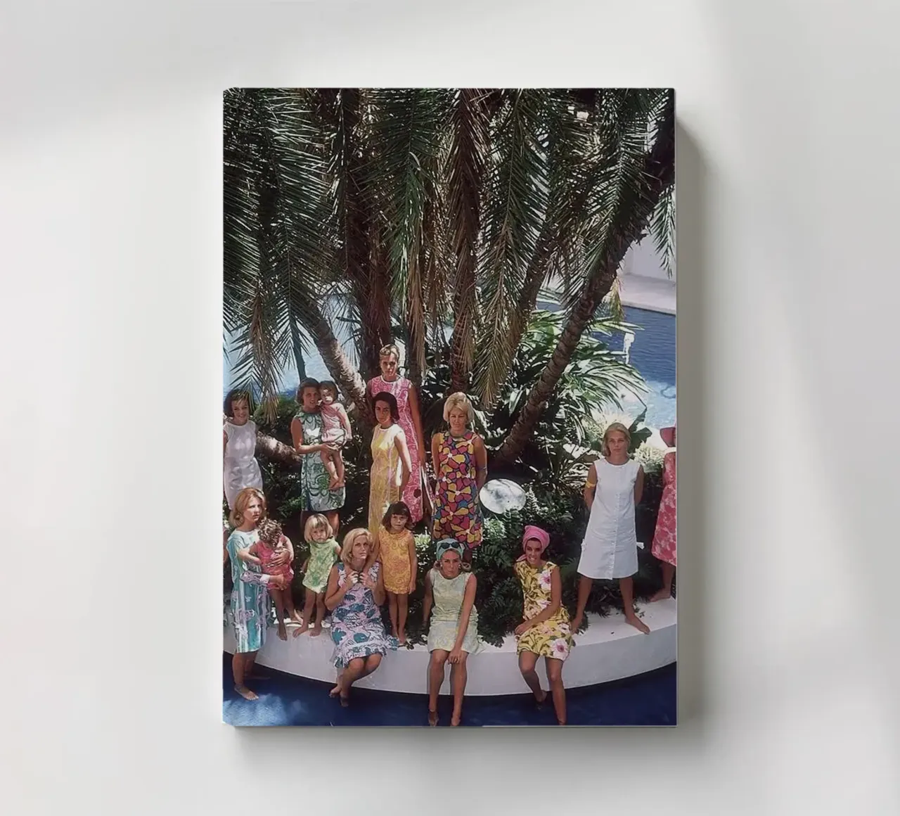 Gathering at the Pool - Slim Aarons notebook by The Poster UK