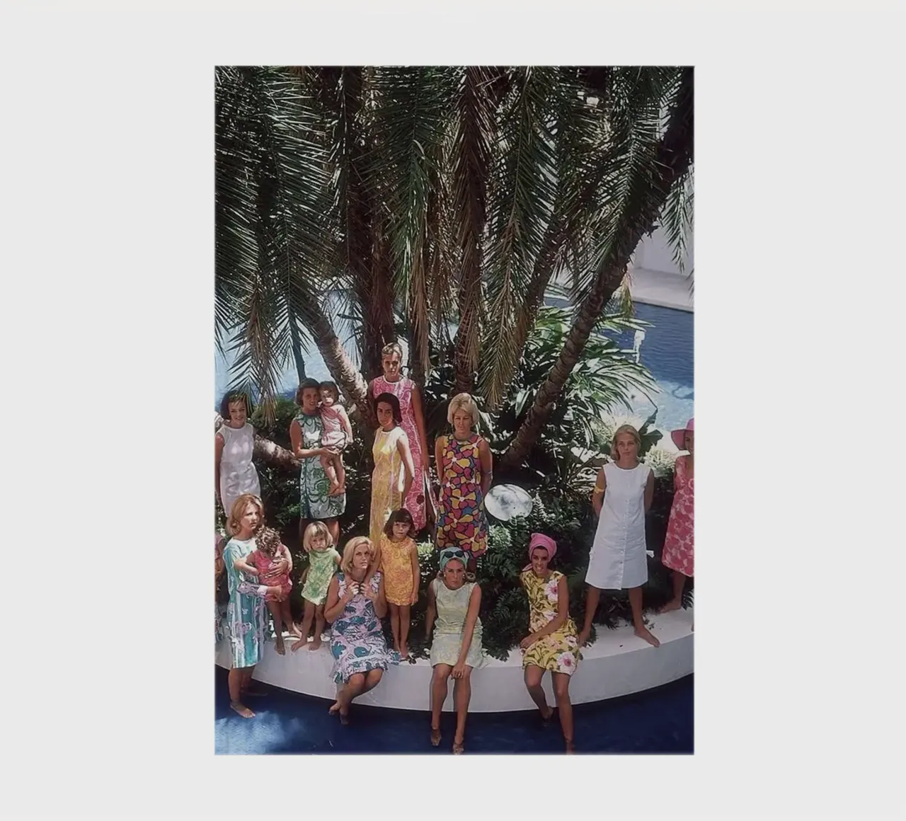 Gathering at the Pool - Slim Aarons notebook by The Poster UK