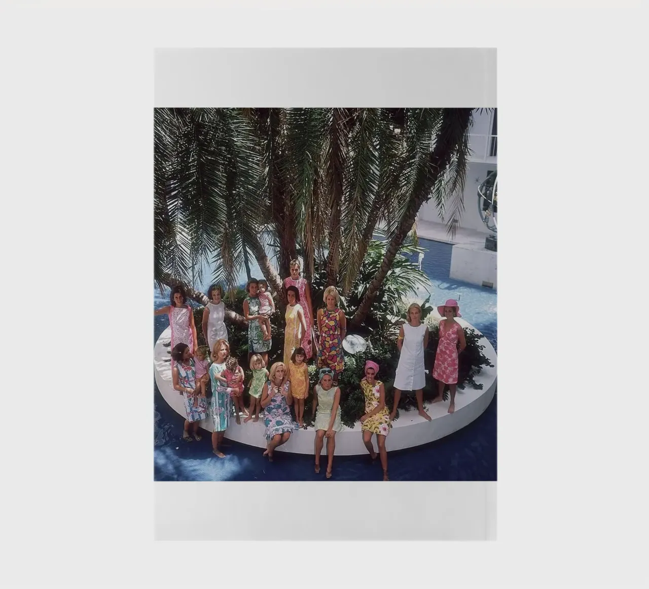 Gathering at the Pool - Slim Aarons notebook by The Poster UK