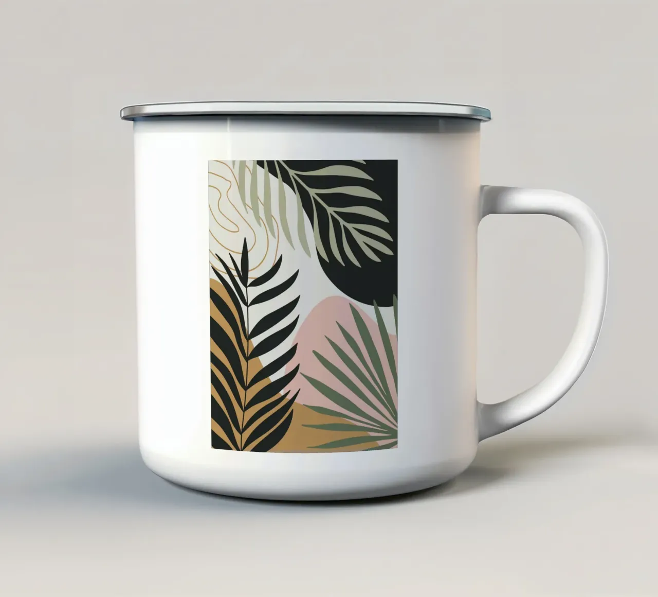 Palma tropicale tazza in smalto da Little Dean