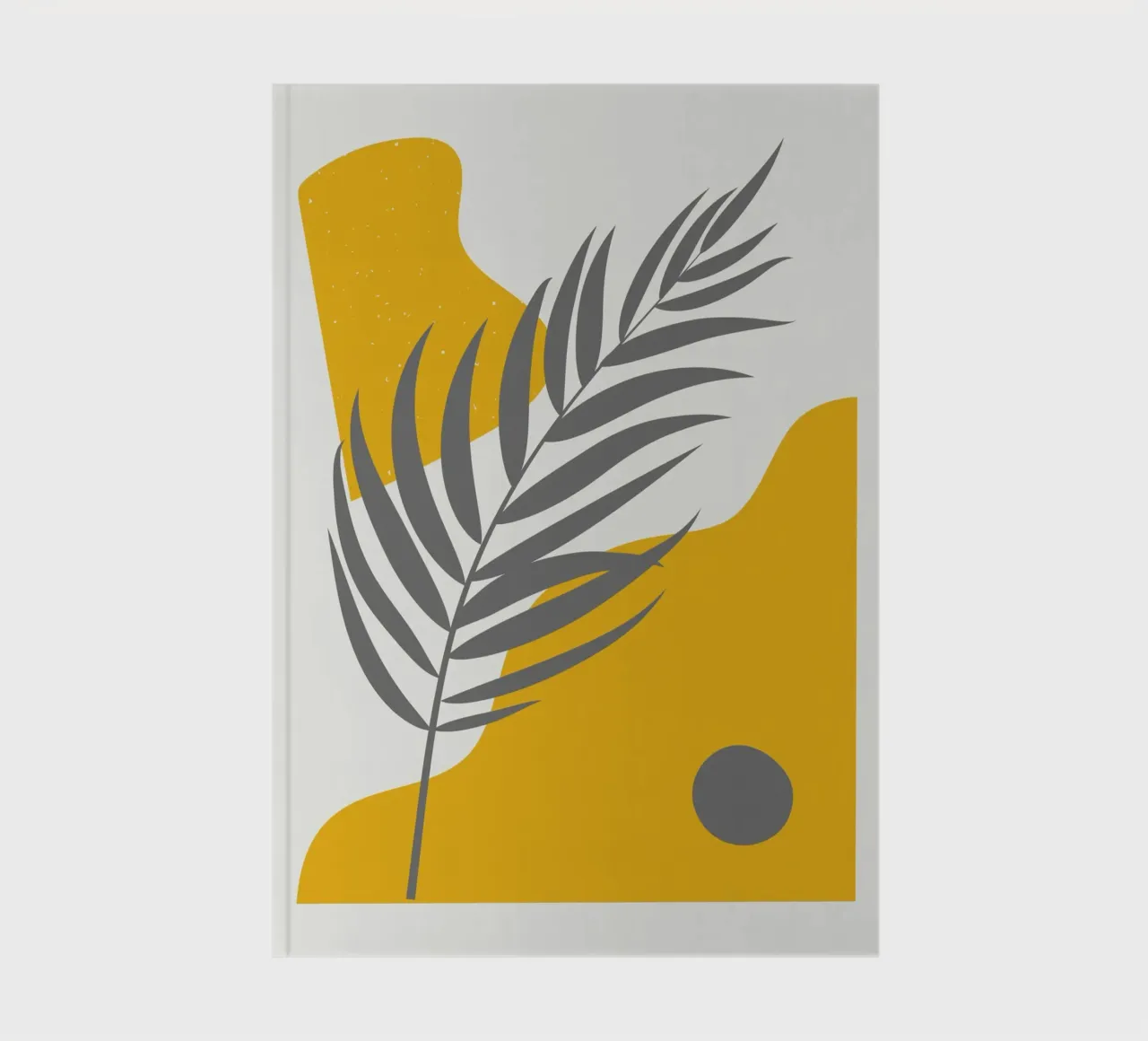 Boho Palm abstract notebook by Little Dean