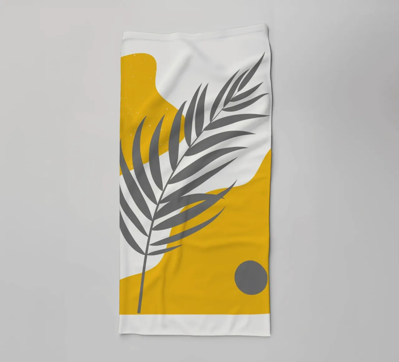 Boho Palm abstract towel by Little Dean