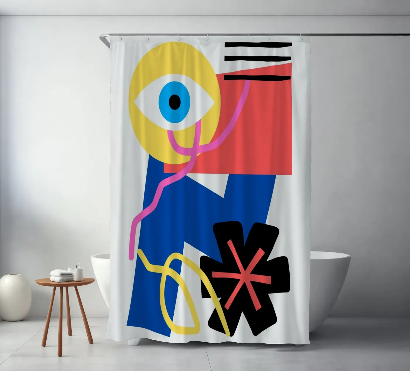 Elementen douchegordijn van Little Dean