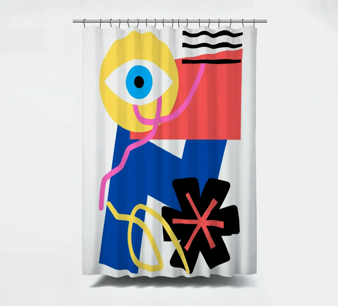 Elementen douchegordijn van Little Dean