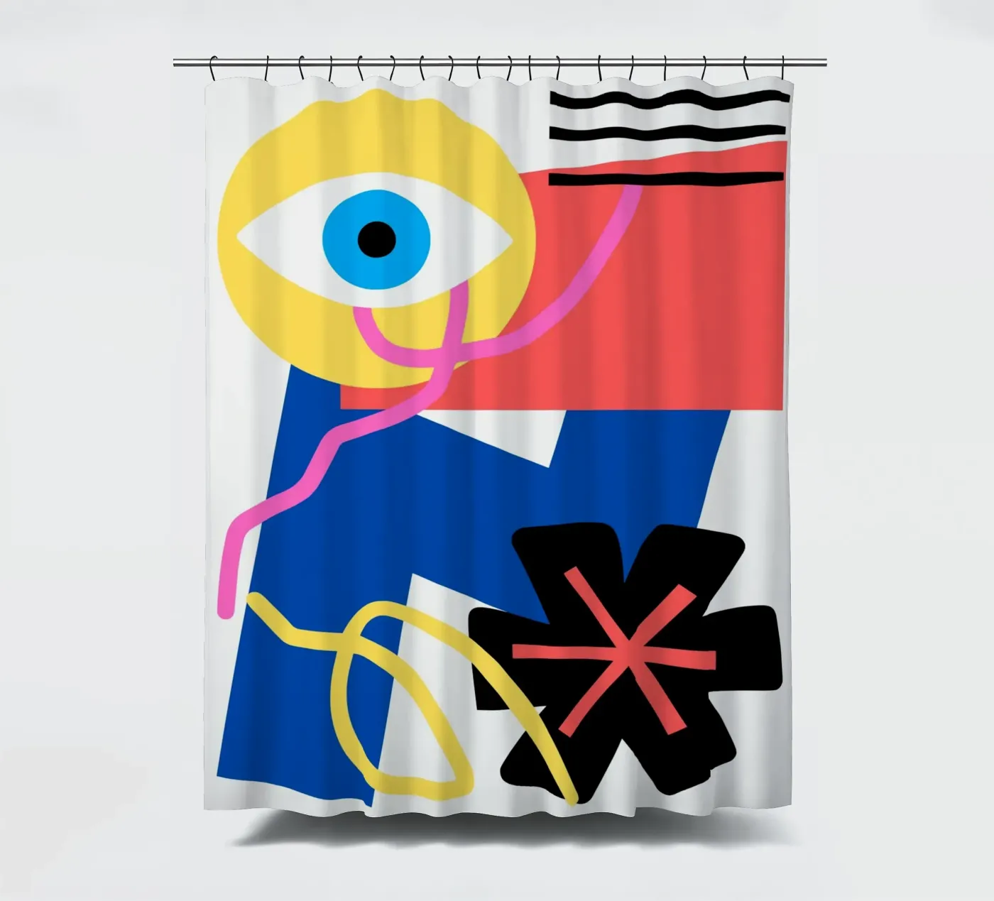 Elementen douchegordijn van Little Dean