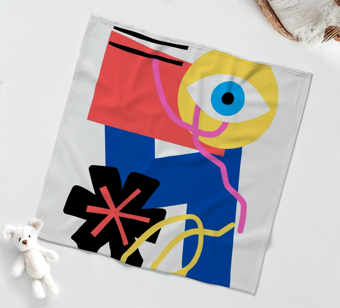 Elements plaid polaire de Little Dean