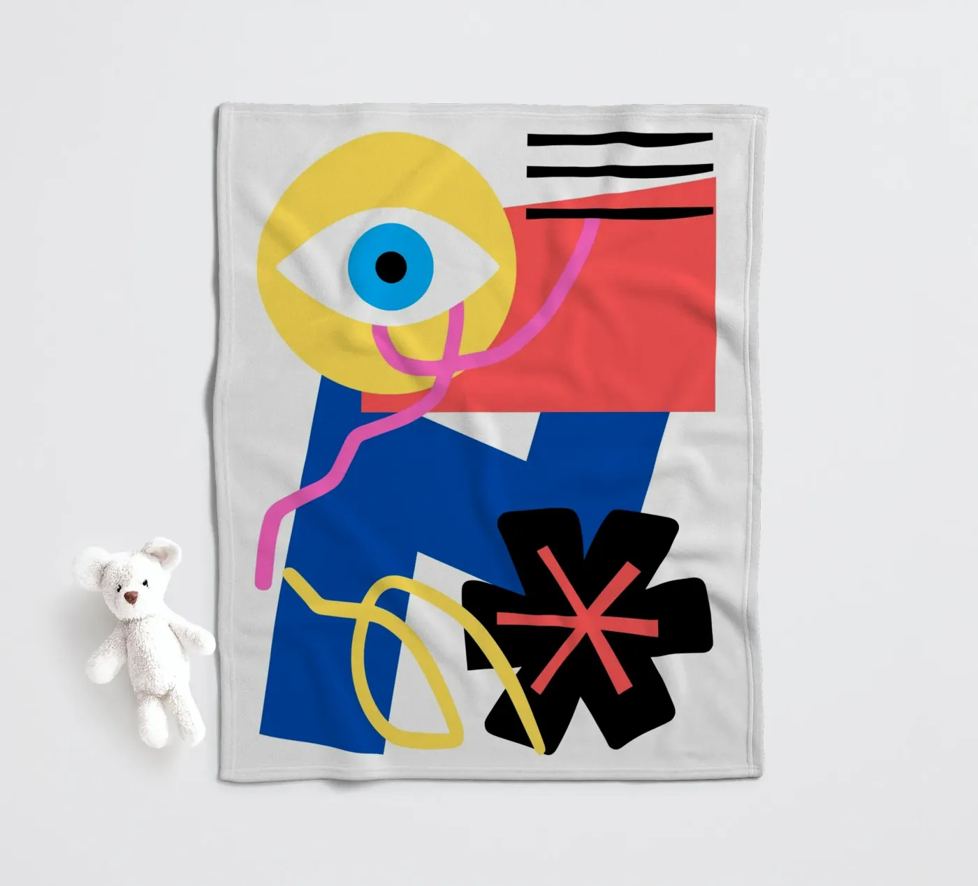 Elements plaid polaire de Little Dean