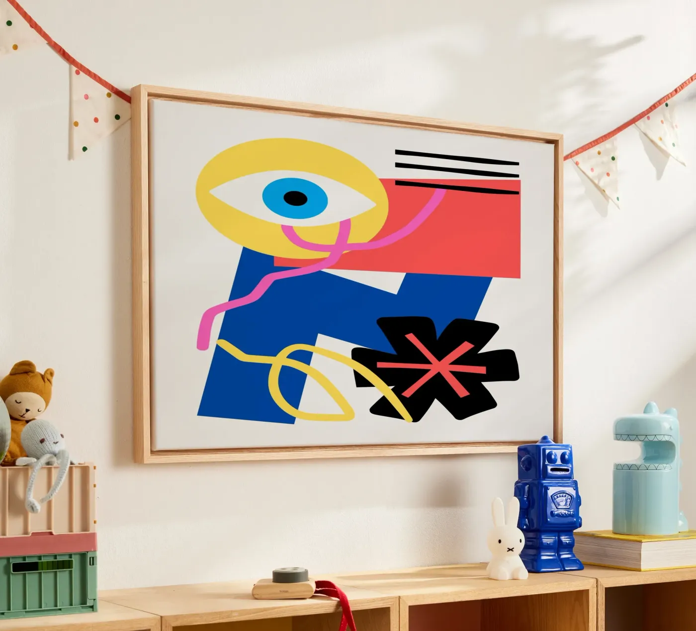 Elementen canvas van Little Dean