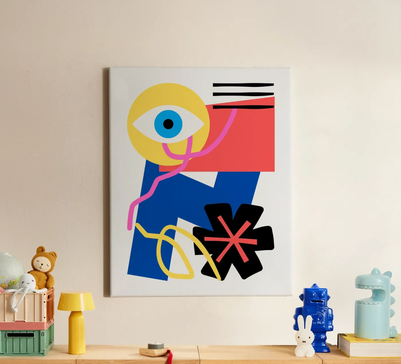 Elementen canvas van Little Dean