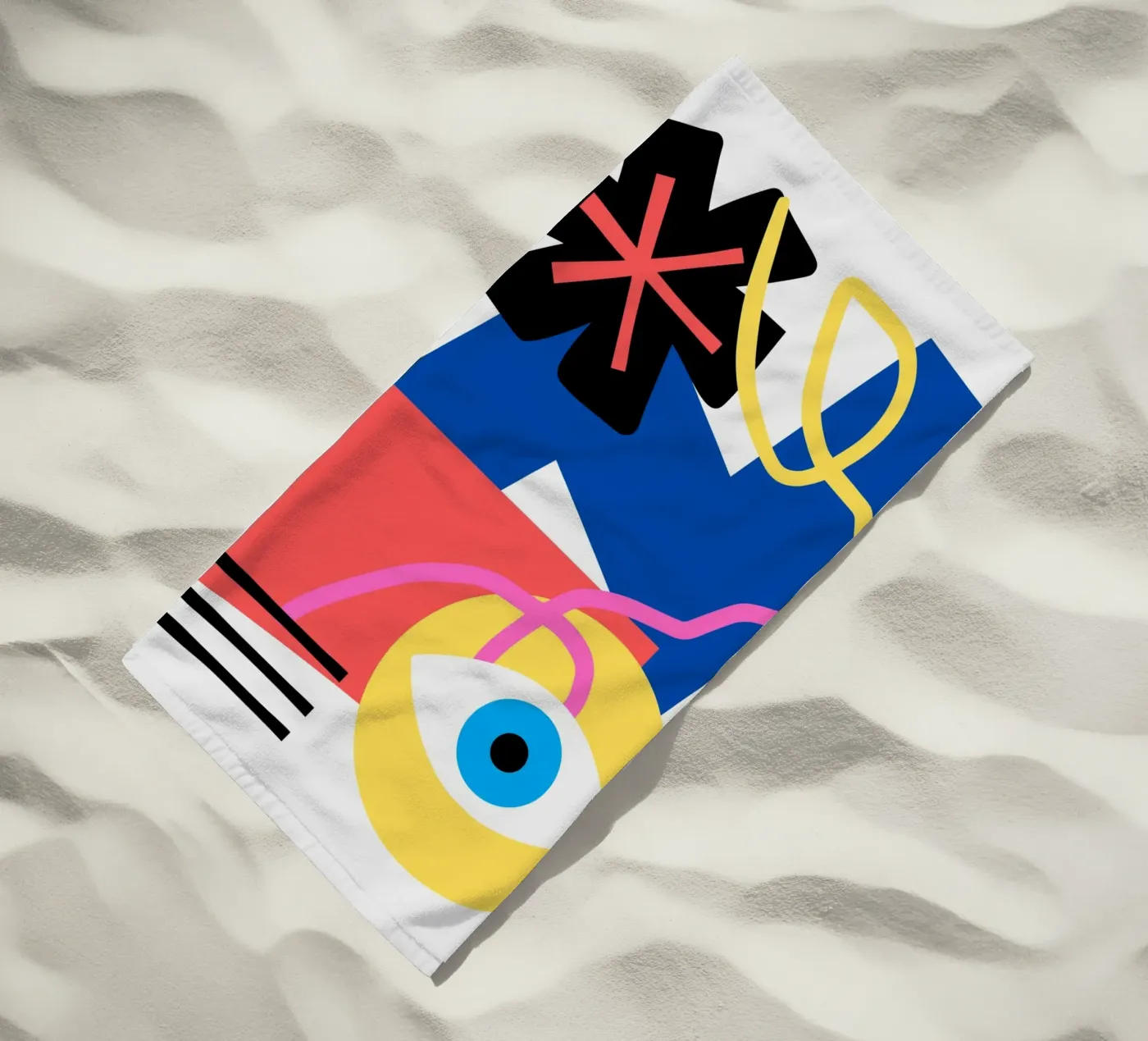 Elementen strandhanddoek van Little Dean