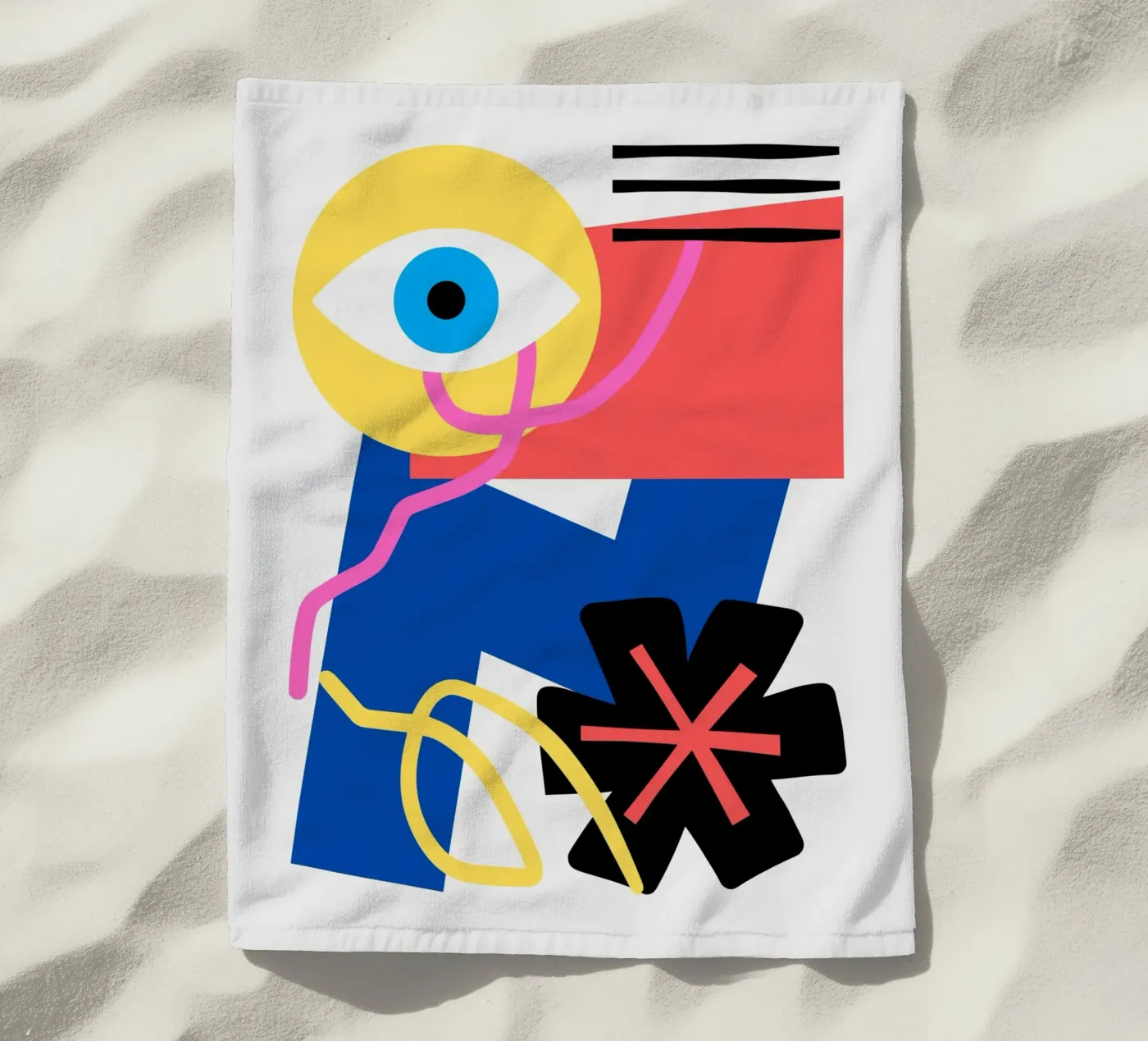 Elementen strandhanddoek van Little Dean