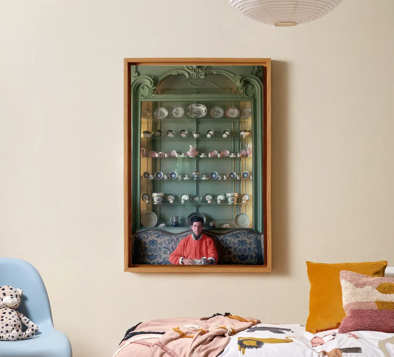 Relax - Slima Aarons canvas with Floater frame by The Poster UK