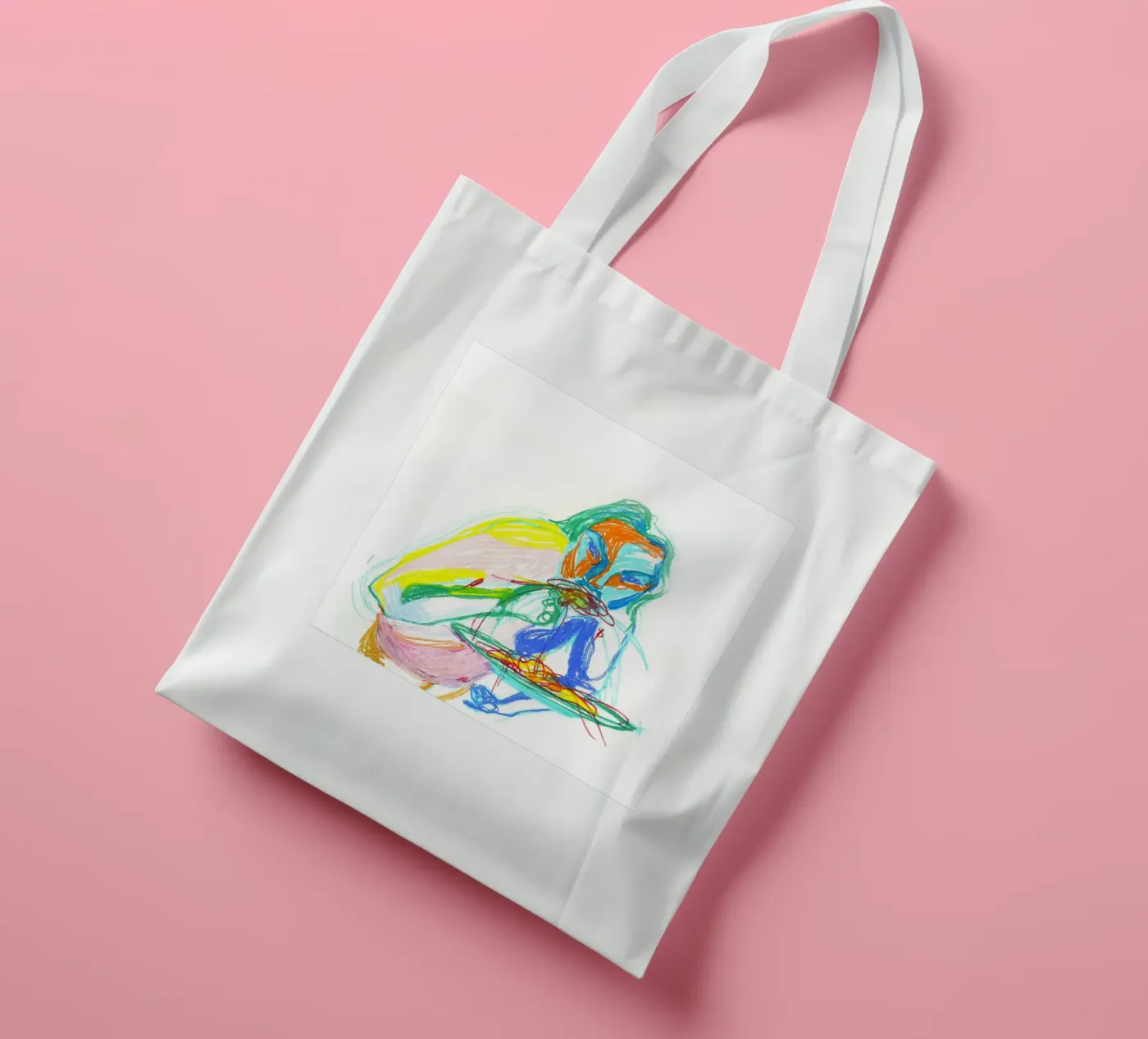 Spaghetti tote bag by Silvaya