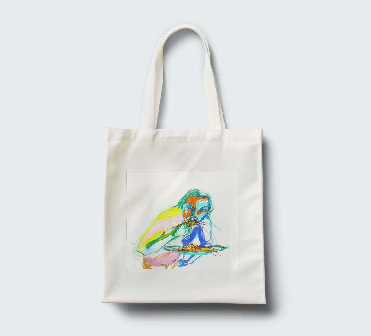 Spaghetti tote bag by Silvaya