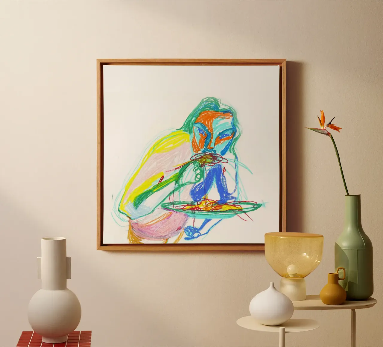 Spaghetti canvas by Silvaya