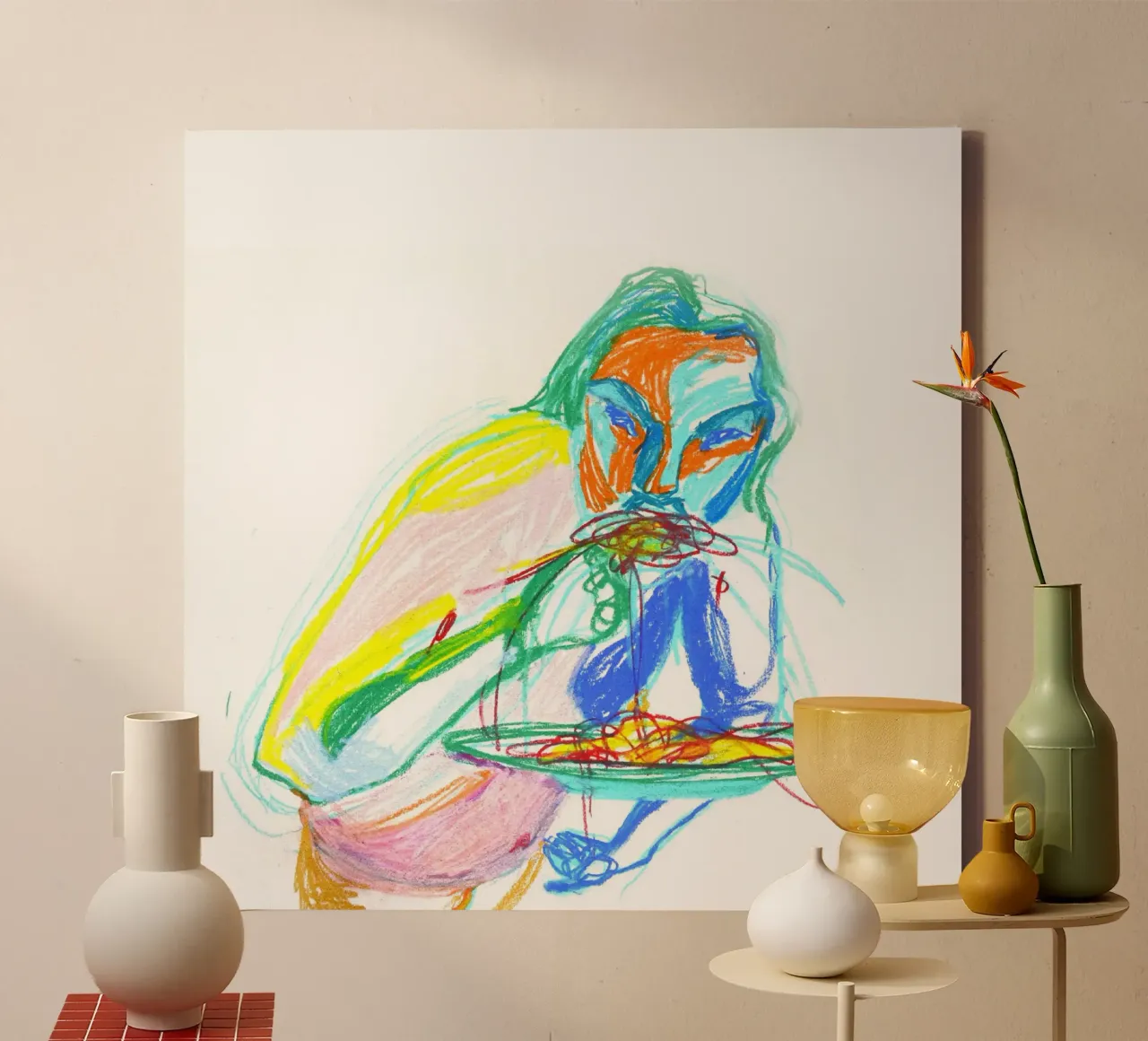 Spaghetti canvas by Silvaya